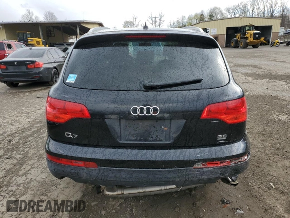 2009 Audi Q7 with VIN WA1AY74L79D017565, listed as a Copart auction lot 53147305 with 158,857 mi miles and Salvage Title. Bid and sale history available at carsss.com. Image 6.