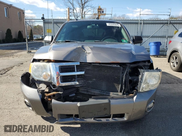 2012 Ford Escape XLT with VIN 1FMCU0D78CKB64478, listed as a Copart auction lot 45595645 with 136,603 mi miles and Salvage Title. Bid and sale history available at carsss.com. Image 5.