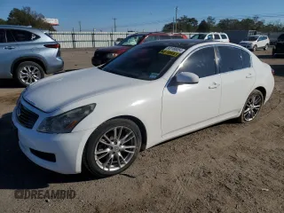 2008 Infiniti G35 with VIN JNKBV61E68M200701, listed as a Copart auction lot 83180054 with 193,642 mi miles and Salvage Title. Bid and sale history available at DreamBid. Image 1.