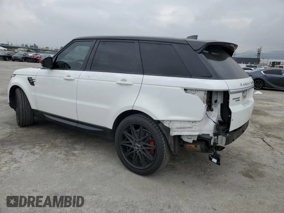 2018 Land Rover Range Rover Sport HSE with VIN SALWR2RV8JA807770, listed as a Copart auction lot 45088064 with 77,209 mi miles and Salvage Title. Bid and sale history available at carsss.com. Image 2.