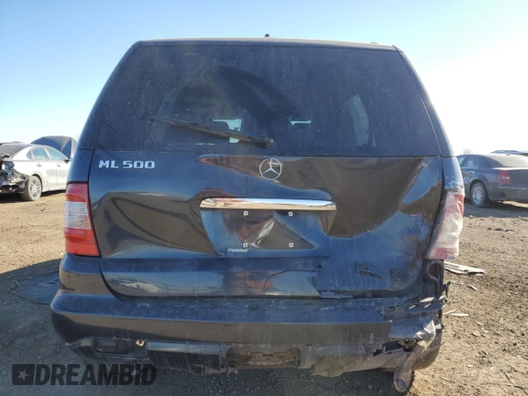 2002 Mercedes-Benz M-Class with VIN 4JGAB75E12A331867, listed as a Copart auction lot 42372375 with 120,434 mi miles and Salvage Title. Bid and sale history available at carsss.com. Image 6.