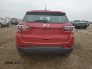 2019 Jeep Compass Sport with VIN 3C4NJCABXKT715569, listed as a Copart auction lot 53742685 with Not provided miles and Salvage title. Bid and sale history available at DreamBid. Image 6.