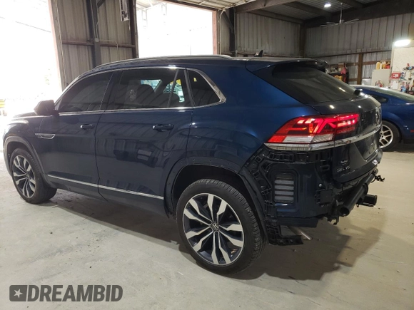 2021 Volkswagen Atlas SEL Premium R-Line with VIN 1V2FE2CA6MC207491, listed as a Copart auction lot 53086855 with 67,837 mi miles and Salvage title. Bid and sale history available at DreamBid. Image 2.