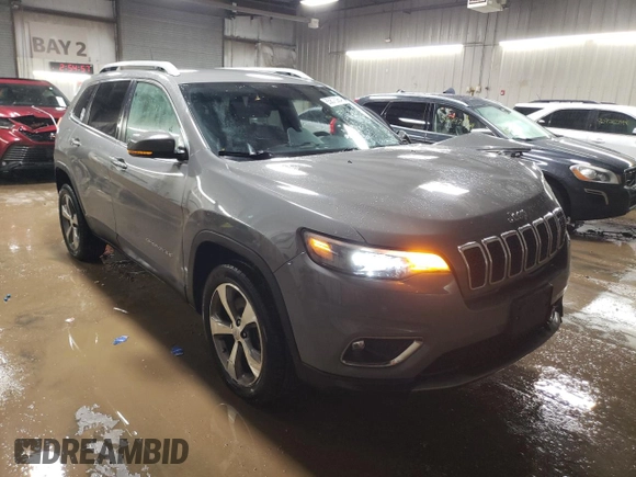 2020 Jeep Cherokee Limited with VIN 1C4PJLDBXLD504934, listed as a Copart auction lot 85673984 with 136,273 mi miles and Salvage Title. Bid and sale history available at carsss.com. Image 4.