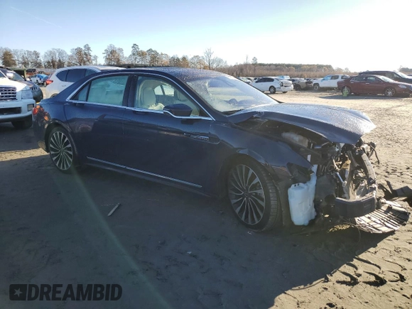 2018 Lincoln Continental Black Label with VIN 1LN6L9BC4J5612294, listed as a Copart auction lot 84707974 with 74,027 mi miles and Salvage Title. Bid and sale history available at DreamBid. Image 4.