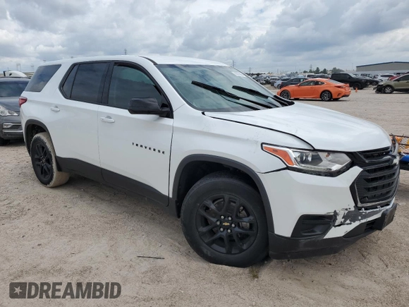 2020 Chevrolet Traverse LS with VIN 1GNERFKW1LJ207566, listed as a Copart auction lot 70079464 with 79,111 mi miles and Salvage Title. Bid and sale history available at carsss.com. Image 4.
