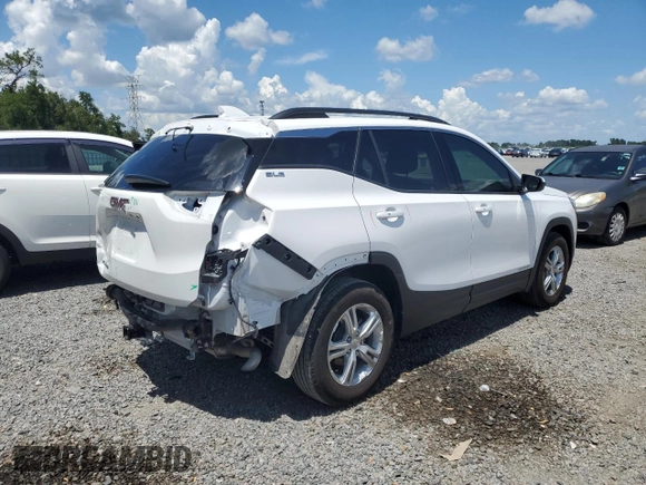 2020 GMC Terrain SLE with VIN 3GKALMEV0LL301726, listed as a Copart auction lot 61779595 with 42,015 mi miles and Salvage title. Bid and sale history available at DreamBid. Image 3.