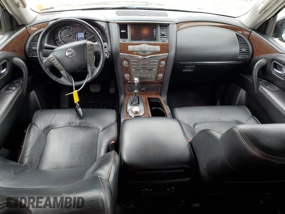 2018 Nissan Armada SL z VIN JN8AY2NC1JX502296, wystawiony jako Copart lot #53389055 z przebiegiem 129 237 mil mil oraz Czysty tytuł • Clean title. Historia ofert i sprzedaży dostępna na DreamBid. Obrazek 8.