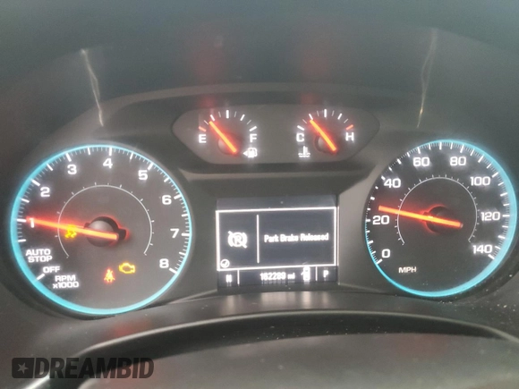 2018 Chevrolet Equinox LS with VIN 2GNAXHEV5J6202075, listed as a Copart auction lot 54198335 with 162,289 mi miles and Clean Title. Bid and sale history available at DreamBid. Image 9.