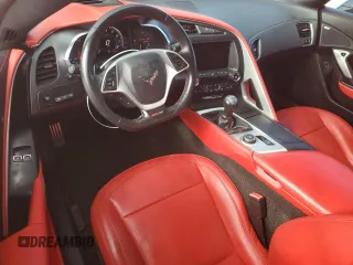 2015 Chevrolet Corvette Z06 2LZ with VIN 1G1YR2D62F5602468, listed as a Copart auction lot 46806205 with 44,169 mi miles and Salvage Title. Bid and sale history available at carsss.com. Image 8.