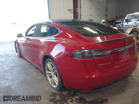 2016 Tesla Model S 90D with VIN 5YJSA1E24GF141543, listed as a IAAI auction lot 42045333 with Not Provided miles and . Bid and sale history available at DreamBid. Image 3.