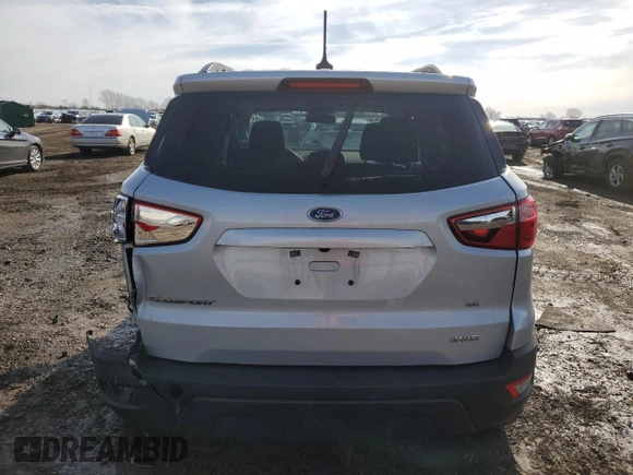 2019 Ford EcoSport SE with VIN MAJ6S3GL6KC284943, listed as a Copart auction lot 49654515 with 90,966 mi miles and Salvage Title. Bid and sale history available at DreamBid. Image 6.