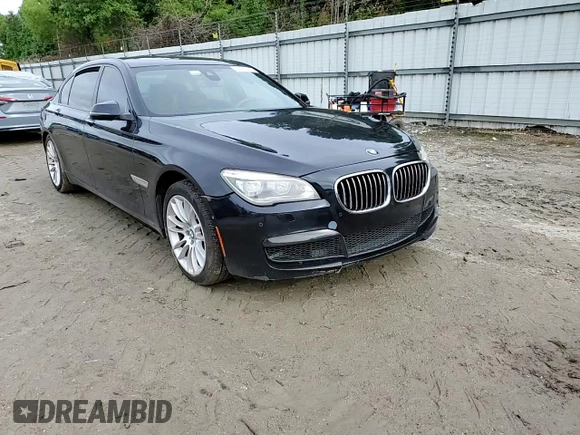 2014 BMW 7 Series ALPINA B7 with VIN WBAYE8C55ED136311, listed as a Copart auction lot 56519375 with 110,542 mi miles and Salvage title. Bid and sale history available at DreamBid. Image 13.