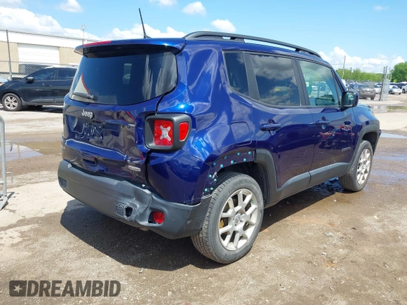 2019 Jeep Renegade Latitude with VIN ZACNJBBB9KPK71713, listed as a IAAI auction lot 42114585 with 109,630 mi miles and . Bid and sale history available at DreamBid. Image 4.