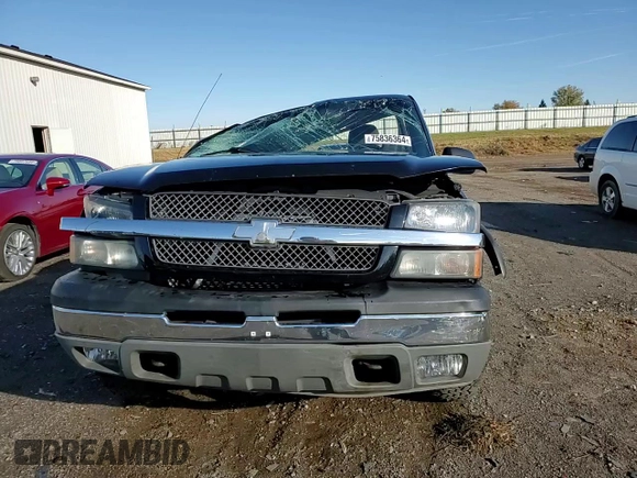 2003 Chevrolet Silverado 1500 LS with VIN 1GCEK14T83Z116234, listed as a Copart auction lot 75836364 with Not Provided miles and Salvage Title. Bid and sale history available at DreamBid. Image 11.