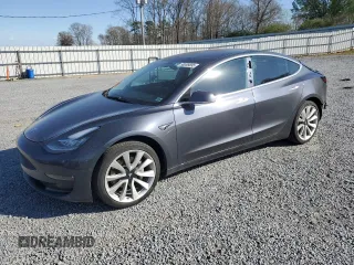 2019 Tesla Model 3 Mid Range with VIN 5YJ3E1EA5KF412702, listed as a Copart auction lot 50008895 with 134,178 mi miles and Salvage Title. Bid and sale history available at carsss.com. Image 1.