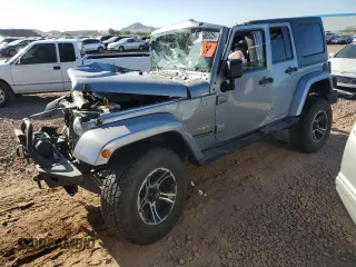 2015 Jeep Wrangler Unlimited Sahara with VIN 1C4BJWEG1FL617428, listed as a Copart auction lot 55850005 with Not provided miles and Salvage title. Bid and sale history available at DreamBid. Image 1.