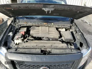 2021 Nissan Titan SV with VIN 1N6AA1EEXMN520417, listed as a Copart auction lot 46589185 with 85,530 mi miles and Salvage Title. Bid and sale history available at DreamBid. Image 11.