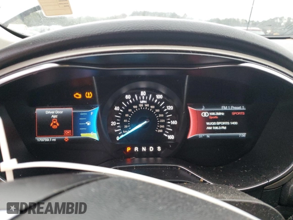 2013 Ford Fusion SE with VIN 3FA6P0HR8DR224928, listed as a Copart auction lot 41636105 with 170,759 mi miles and Salvage Title. Bid and sale history available at DreamBid. Image 9.
