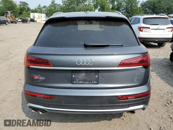 2023 Audi SQ5 Premium Plus with VIN WA1B4AFYXP2083588, listed as a Copart auction lot 63688874 with 16,405 mi miles and Salvage Title. Bid and sale history available at carsss.com. Image 6.