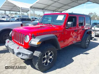 2022 Jeep Wrangler Unlimited Rubicon с VIN 1C4HJXFN5NW129979, выставлен на аукционе IAAI как лот 41725512 с пробегом 36 578 миль миль и . История ставок и продаж доступна на DreamBid. Изображение 2.
