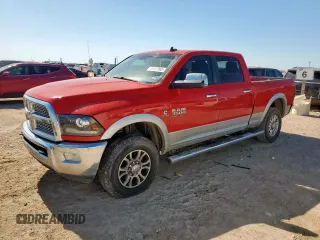 2013 Ram 3500 Laramie z VIN 3C63R3EL4DG535977, wystawiony jako Copart lot #58157965 z przebiegiem 401 091 mil mil oraz Szkoda całkowita • Salvage title. Historia ofert i sprzedaży dostępna na DreamBid. Obrazek 1.