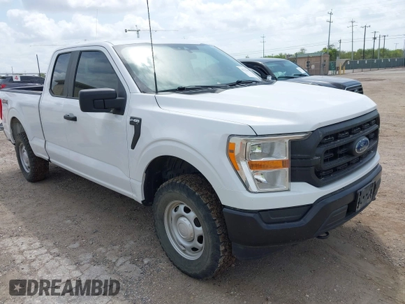 2021 Ford F-150 XL with VIN 1FTEX1EP8MKF05484, listed as a IAAI auction lot 42735641 with 78,951 mi miles and . Bid and sale history available at DreamBid. Image 1.