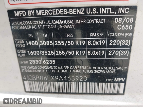2009 Mercedes-Benz M 350 with VIN 4JGBB86EX9A463920, listed as a IAAI auction lot 42049990 with 113,363 mi miles and . Bid and sale history available at carsss.com. Image 9.