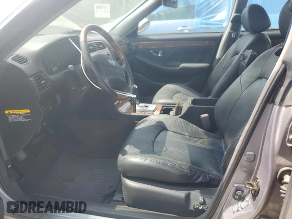 2005 Hyundai XG350 with VIN KMHFU45E35A386985, listed as a Copart auction lot 64235224 with 41,970 mi miles and Salvage Title. Bid and sale history available at carsss.com. Image 7.