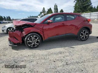 2018 Toyota C-HR XLE z VIN NMTKHMBX0JR044631, wystawiony jako Copart lot #65463275 z przebiegiem 67 076 mil mil oraz Szkoda całkowita • Salvage title. Historia ofert i sprzedaży dostępna na DreamBid. Obrazek 1.
