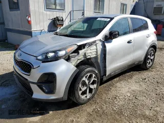 2021 Kia Sportage LX with VIN KNDPM3AC5M7915467, listed as a Copart auction lot 46651015 with 95,211 mi miles and Salvage Title. Bid and sale history available at carsss.com. Image 1.
