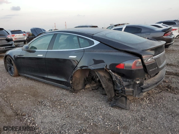 2016 Tesla Model S 90D with VIN 5YJSA1E42GF129442, listed as a Copart auction lot 41994765 with 0 mi miles and Salvage Title. Bid and sale history available at carsss.com. Image 2.