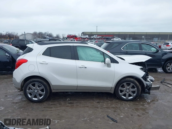 2016 Buick Encore Leather with VIN KL4CJCSB4GB649349, listed as a IAAI auction lot 41485324 with 124,764 mi miles and . Bid and sale history available at DreamBid. Image 14.