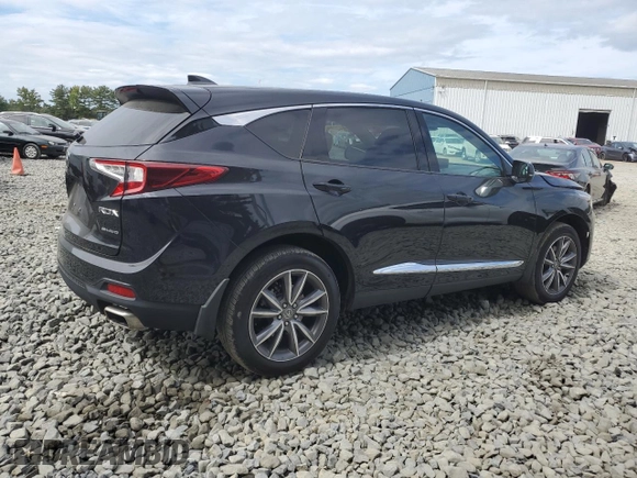 2023 Acura RDX w/Technology Package with VIN 5J8TC2H50PL001448, listed as a Copart auction lot 72052824 with 28,242 mi miles and Salvage Title. Bid and sale history available at carsss.com. Image 3.