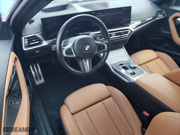 2023 BMW 2 Series M240i with VIN 3MW43CM04P8C86968, listed as a Copart auction lot 69223164 with 12,826 mi miles and Salvage Title. Bid and sale history available at carsss.com. Image 8.