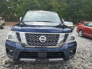 2019 Nissan Armada Platinum with VIN JN8AY2NEXK9759206, listed as a Copart auction lot 58602094 with 78,525 mi miles and Salvage Title. Bid and sale history available at carsss.com. Image 5.