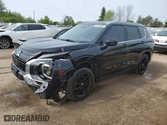 2022 Mitsubishi Outlander SE z VIN JA4J4UA80NZ608585, wystawiony jako Copart lot #61218095 z przebiegiem 164 095 mil mil oraz Czysty tytuł • Clean title. Historia ofert i sprzedaży dostępna na DreamBid. Obrazek 1.