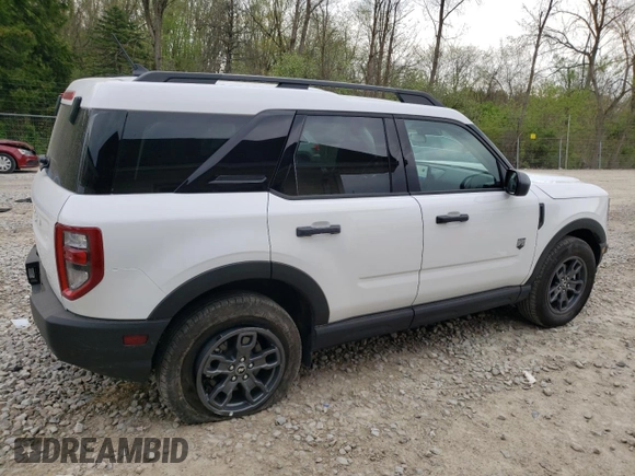 2024 Ford Bronco Sport Big Bend z VIN 3FMCR9B62RRF66162, wystawiony jako Copart lot #55129945 z przebiegiem 3 141 mil mil oraz Szkoda całkowita • Salvage title. Historia ofert i sprzedaży dostępna na DreamBid. Obrazek 3.