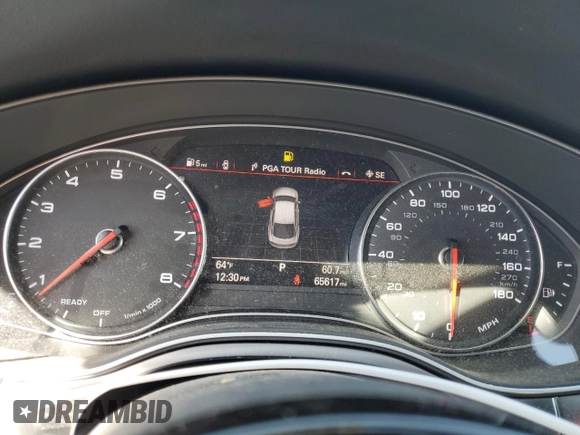 2018 Audi A7 Premium Plus with VIN WAUW3AFC1JN069371, listed as a Copart auction lot 43046864 with 65,617 mi miles. Bid and sale history available at carsss.com. Image 9.