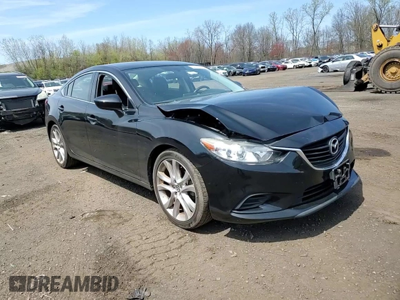 2016 Mazda Mazda6 i Touring with VIN JM1GJ1V56G1475081, listed as a Copart auction lot 54123615 with 72,502 mi miles and Salvage Title. Bid and sale history available at carsss.com. Image 13.