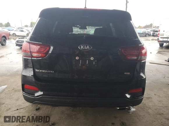 2019 Kia Sorento L with VIN 5XYPG4A35KG472623, listed as a Copart auction lot 45412305 with 16,621 mi miles and Salvage Title. Bid and sale history available at carsss.com. Image 6.