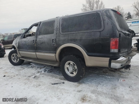 2002 Ford Excursion Limited with VIN 1FMSU43FX2ED37071, listed as a Copart auction lot 87668565 with NaN miles and Salvage Title. Bid and sale history available at carsss.com. Image 2.