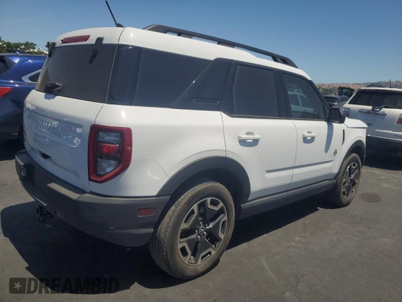 2023 Ford Bronco Sport Outer Banks with VIN 3FMCR9C66PRE30547, listed as a Copart auction lot 59049965 with 28,655 mi miles and Salvage title. Bid and sale history available at DreamBid. Image 3.