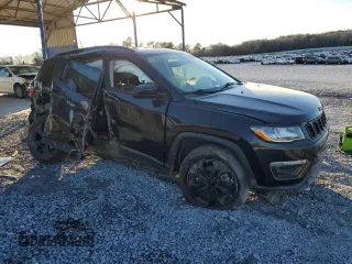 2019 Jeep Compass Altitude with VIN 3C4NJCBB9KT623707, listed as a Copart auction lot 88513665 with 127,208 mi miles and Salvage Title. Bid and sale history available at carsss.com. Image 4.