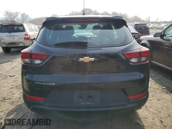 2021 Chevrolet TrailBlazer LS with VIN KL79MMS21MB169159, listed as a Copart auction lot 47581075 with 76,886 mi miles and Salvage Title. Bid and sale history available at DreamBid. Image 6.