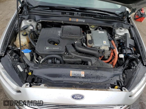 2014 Ford Fusion SE Hybrid с VIN 3FA6P0LU0ER374013, выставлен на аукционе Copart как лот 57494135 с пробегом Не указан миль и Списание • Salvage title. История ставок и продаж доступна на DreamBid. Изображение 11.