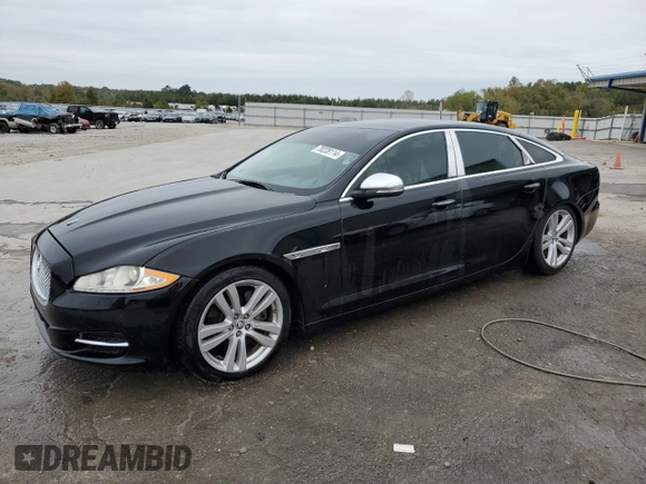 2013 Jaguar XJ with VIN SAJWA2GB7DLV40560, listed as a Copart auction lot 78228114 with 110,750 mi miles and Salvage Title. Bid and sale history available at carsss.com. Image 1.