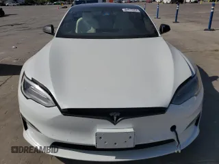 2022 Tesla Model S Plaid with VIN 5YJSA1E68NF466003, listed as a Copart auction lot 61717224 with Not provided miles and Salvage title. Bid and sale history available at DreamBid. Image 5.