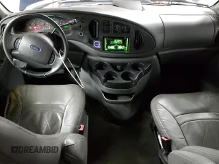 2008 Ford Econoline Passenger XL with VIN 1FMNE11L18DB43562, listed as a Copart auction lot 50723515 with 143,874 mi miles and Salvage Title. Bid and sale history available at carsss.com. Image 8.