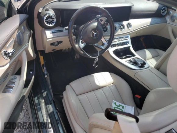2018 Mercedes-Benz E 400 with VIN WDD1J6GB4JF008005, listed as a Copart auction lot 60060775 with Not provided miles and Salvage title. Bid and sale history available at DreamBid. Image 8.